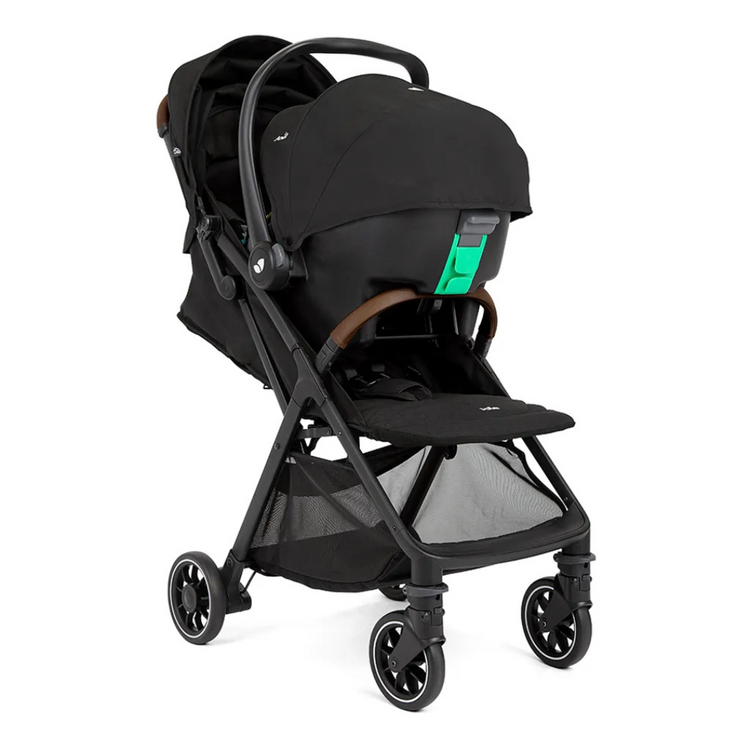 Joie Pact Pro Travel System (Birth to 22kg) | Pact Pro Stroller with i-Snug 2 Infant Carrier Car Seat