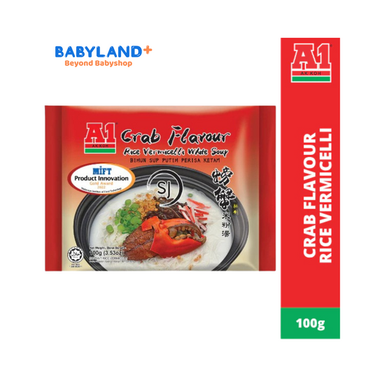 A1 S&J Crab Flavour Rice Vermicelli White Soup (100g)