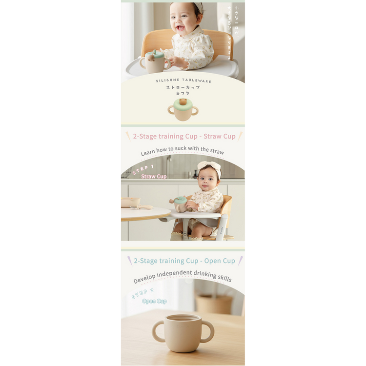 Combi Silicone Bear Suction Cup + Lid (6m+)