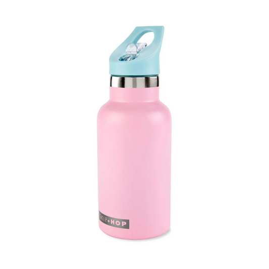 Skip Hop Spark Style Stainless Steel Canteen Bottle 380ml - Pink