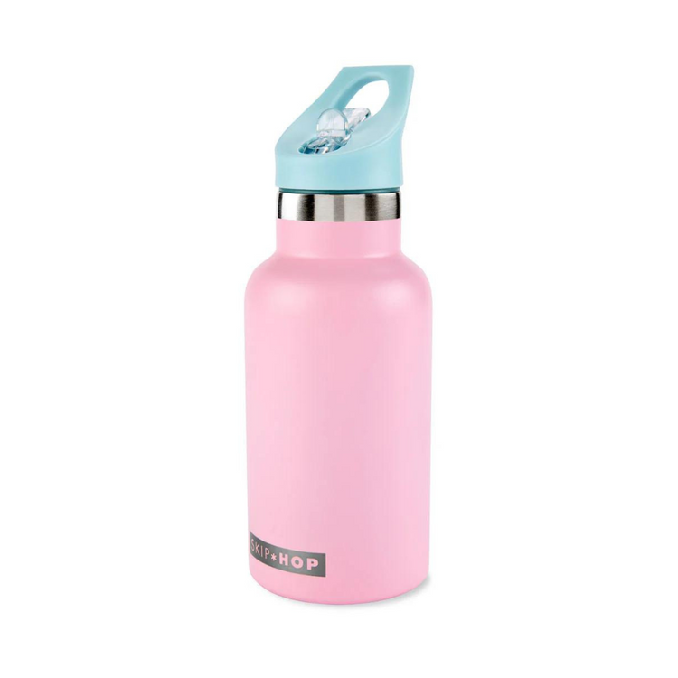 Skip Hop Spark Style Stainless Steel Canteen Bottle 380ml - Pink