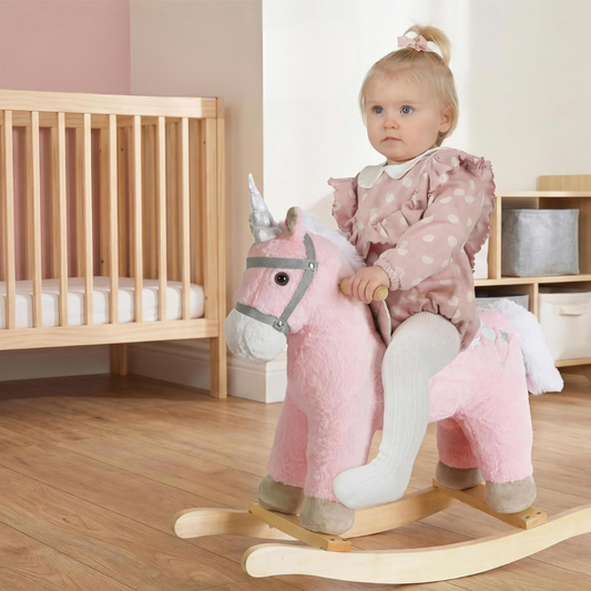 Marvellous Esadora Rocking Horse With Realistic HorseSounds