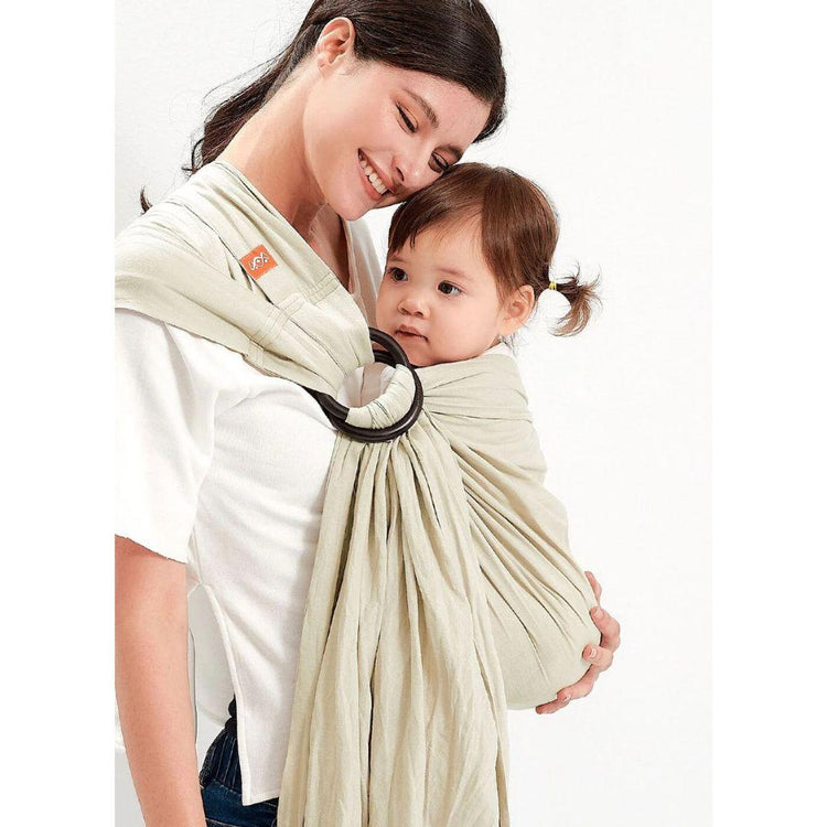Mamaway Baby Ring Sling - Solid Linen | Adjustable Baby Carrier | Penggendong bayi