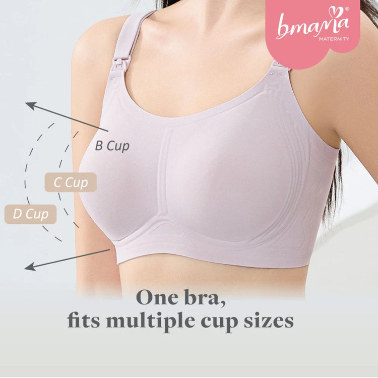 Bmama Seamless Support T-Shirt Nursing Bra - Beige