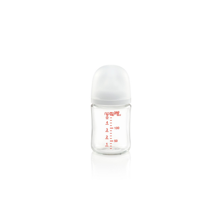 Pigeon SofTouch™ Wide Neck Glass Nursing Bottle (160ml/240ml)