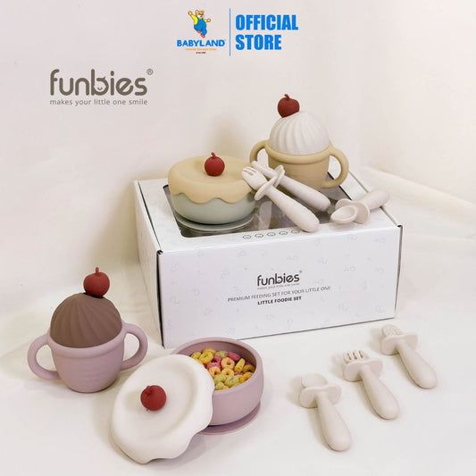 Funbies Little Foodie Baby Utensils Set - Cherry Series