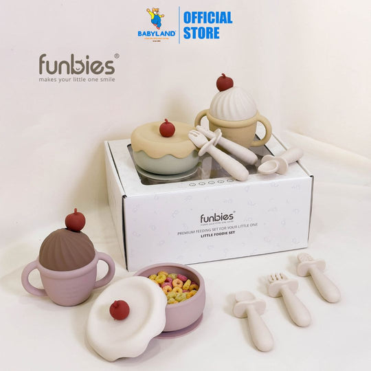 Funbies Little Foodie Baby Utensils Set - Cherry Series