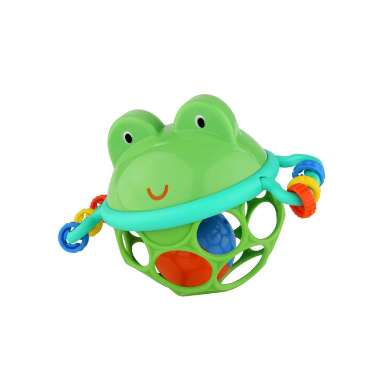 Bright Starts Oball Jingle & Shake Pal Rattle - Green Frog 0M+