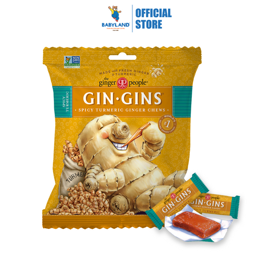 Gin Gins Spicy Turmeric Ginger Chews 60g