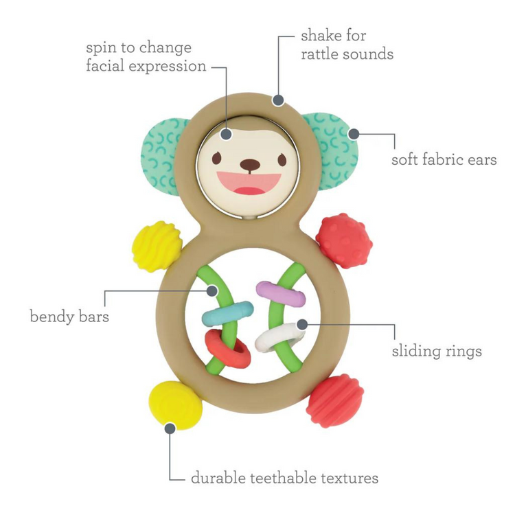 Infantino Busy Lil Sensory Rattle (3m+)