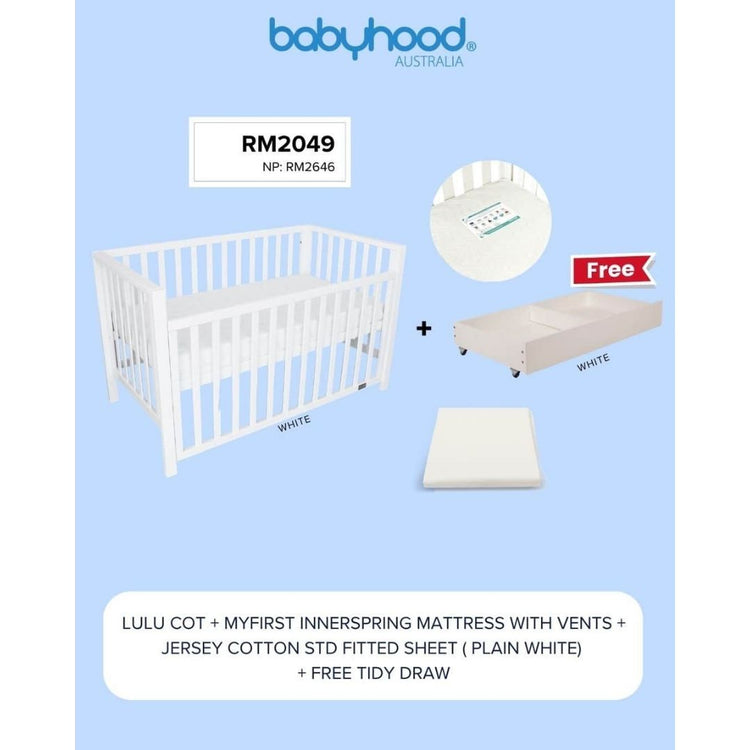 [PRE-ORDER] Babyhood Lulu Cot