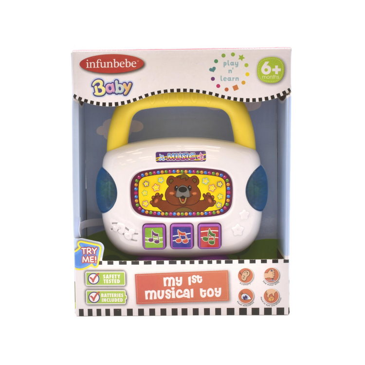 Infunbebe My 1st Musical Toy - Baby Music Player (6m+)