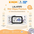 K-Mom Lalapopo Wet Wipes Premium 70'S