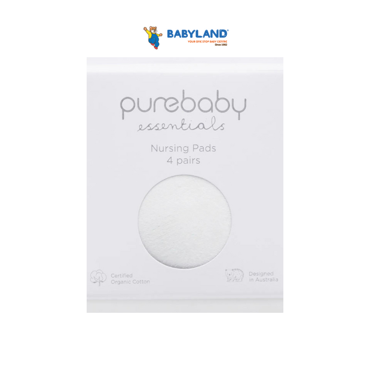 Purebaby Organic Nursing Pads Pack - White