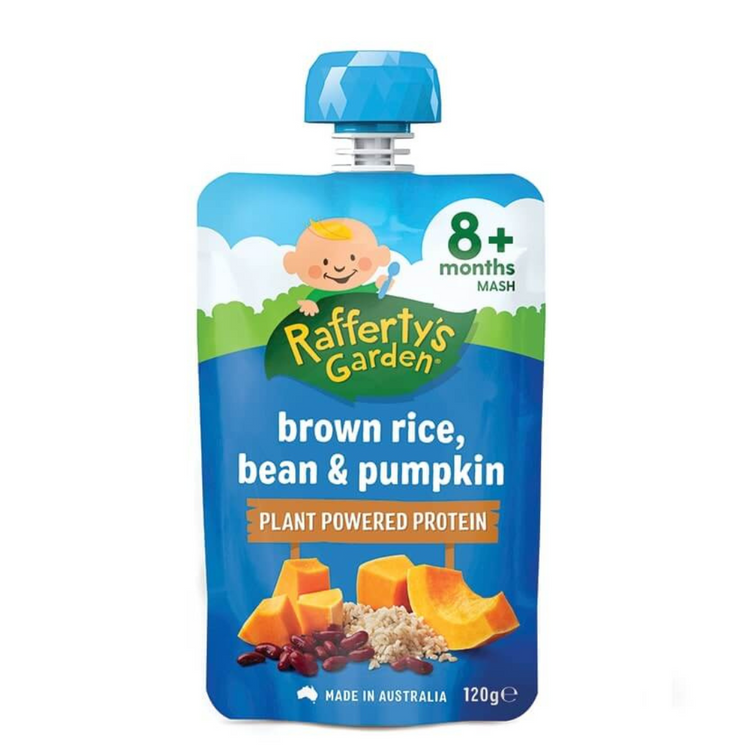 Rafferty's Garden Baby Food Pouches 120g 6m+/8m+ Made In Australia