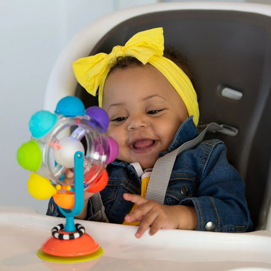Sassy Light-Up Rainbow Reel Tray Toy (6+ months)