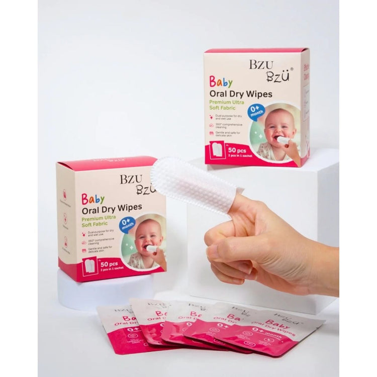 BZU BZU Baby Oral Dry Wipes 50pcs