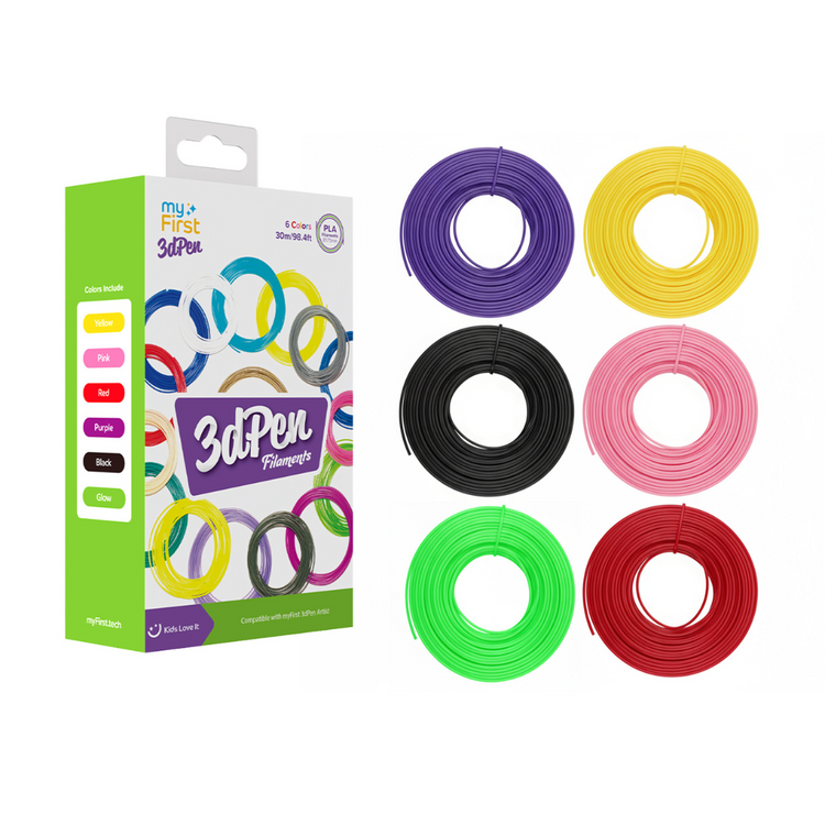 myFirst 3dPen Artist Filaments - 5 Colors Mega Pack 5x5m (Cold/Warm)