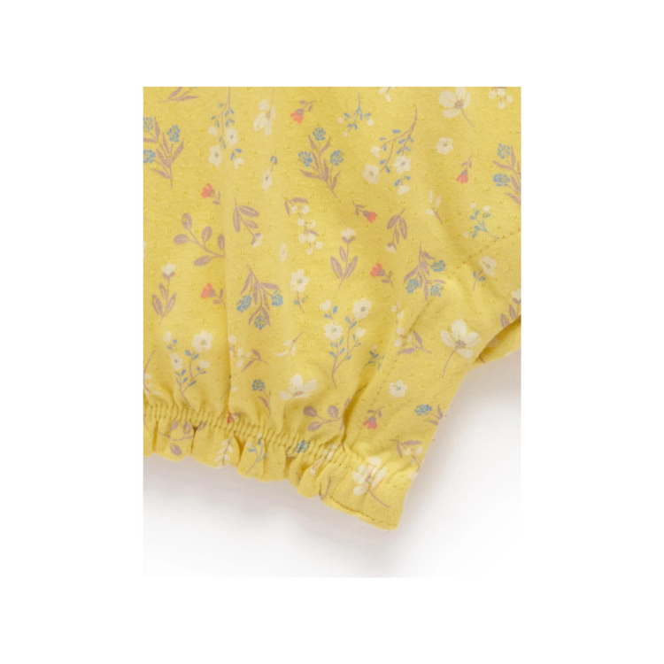 Purebaby Sunshine Ruffle Shortie Growsuit