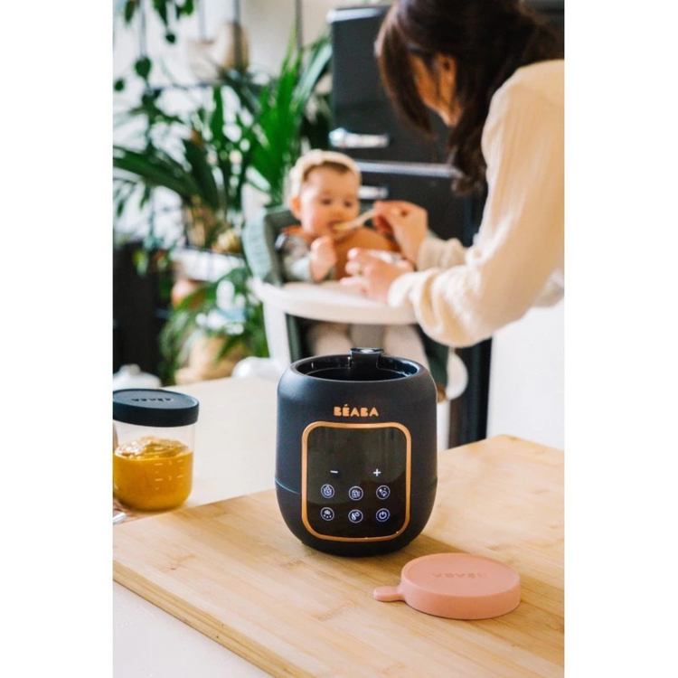 Beaba 5 in 1 Multi Milk Warmer - Night Blue -Water bath mode, Defrost mode, Babyfood mode, Fast mode,Sterilization mode