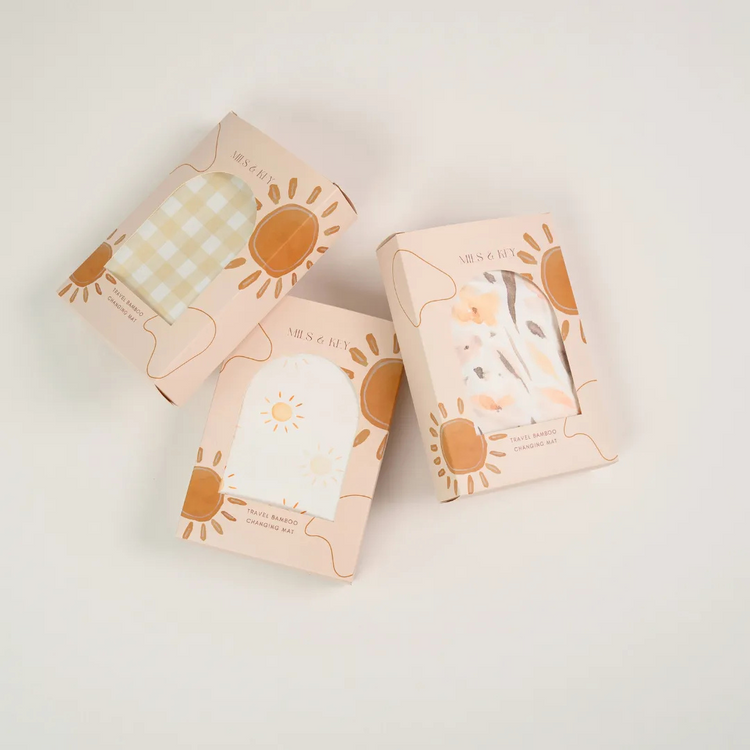Mils and Key Travel Bamboo Change Mat