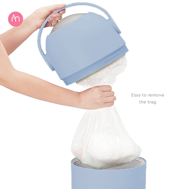 Momama Odour Free Nappy-Bin (Pigeon Blue)