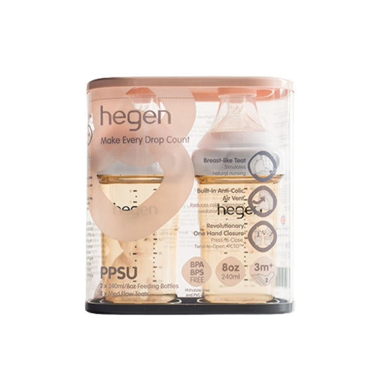 Hegen PCTO™ 240ml/8oz Feeding Bottle PPSU (2-pack)