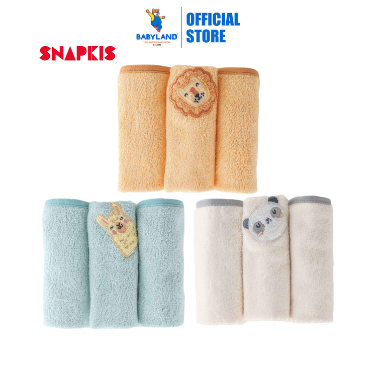 Snapkis 2-Sided Washcloth (3 Packs)