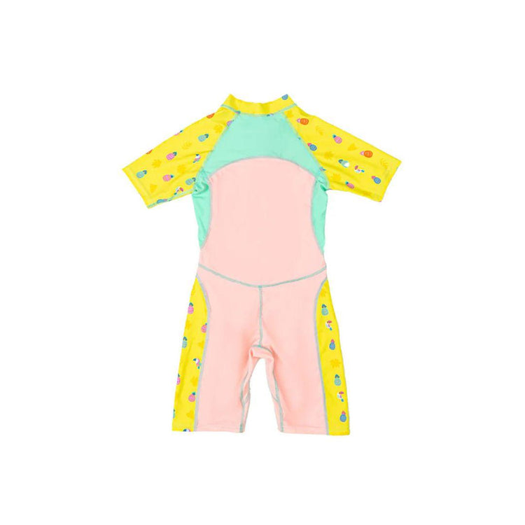 Cheekaaboo AquaLite Swimsuit Nylon 1-Piece UPF50+ Peach Pineapple