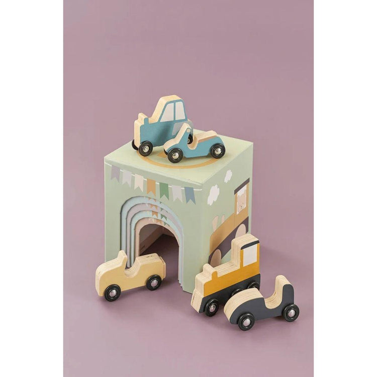 Jabadabado Stacking Cubes Vehicles 1-5 (18M+)