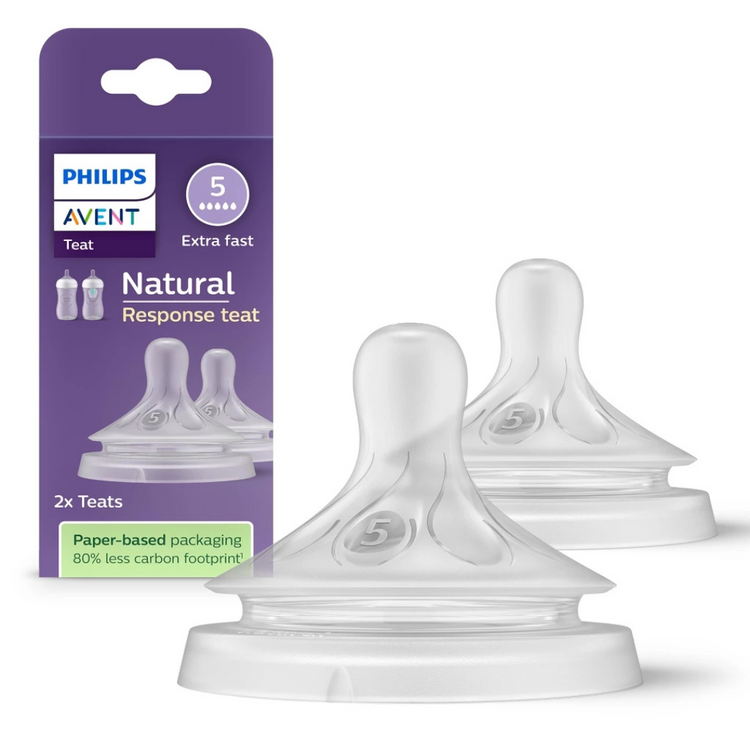 Philips Avent Natural Response Nipple Baby Teat Flow 2 to 6 (2pcs)