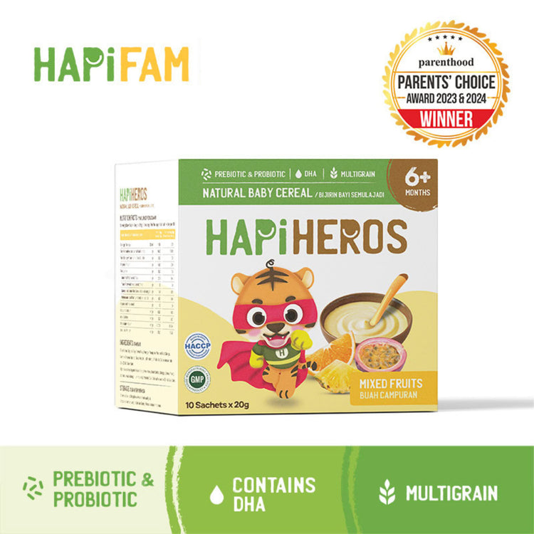 Hapi Heros Natural Baby Cereal 200g (6m+)