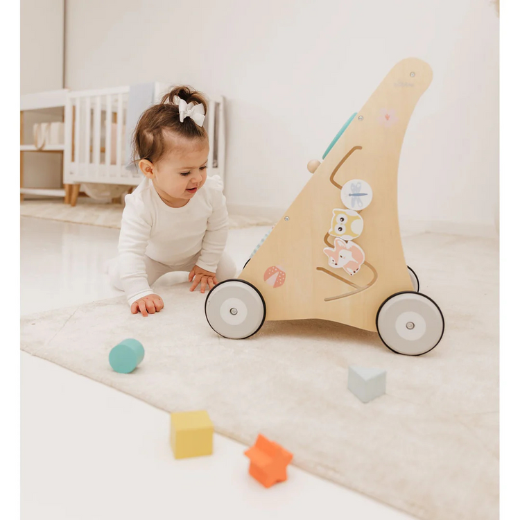 BUBBLE Wooden Activity Play Walker (18m+)