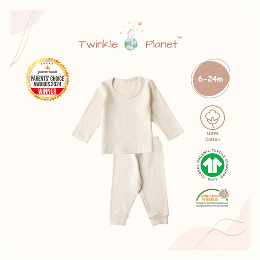 Twinkle Planet Organic Long Sleeve Pyjamas - Purely Natural