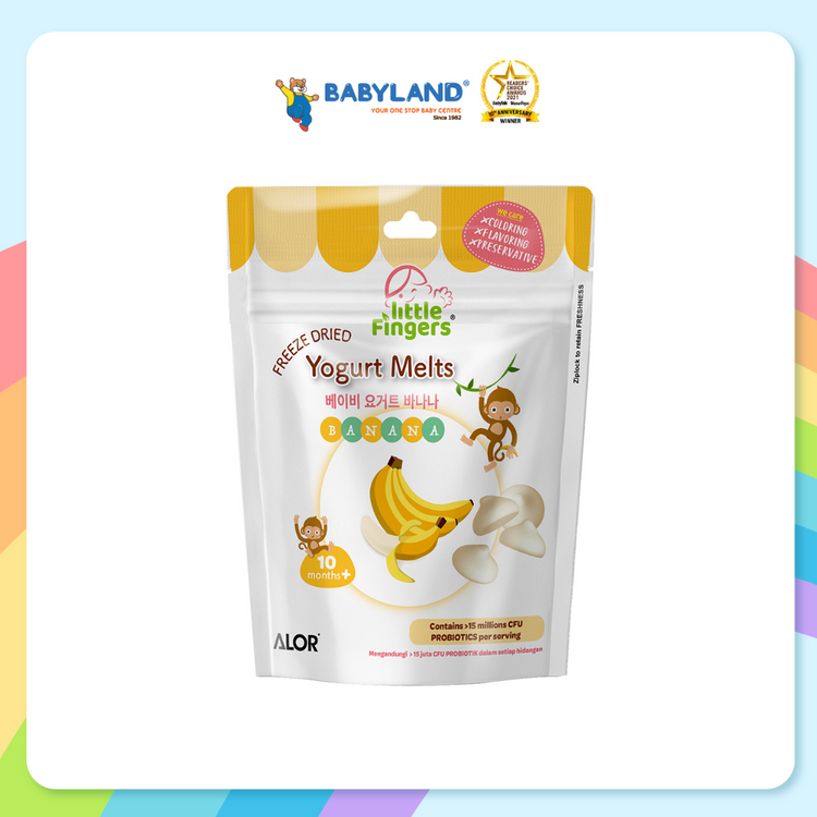 Little Fingers Freeze Dried Yogurt Melts 15g - Banana (10m+)