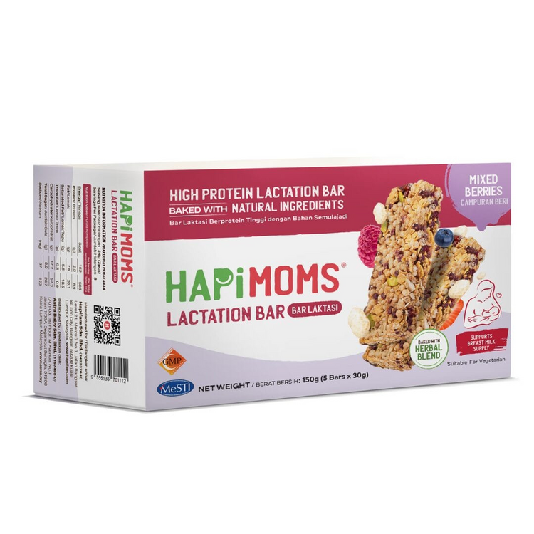 Hapimoms Lactation Bar 150g (5 x 30g)