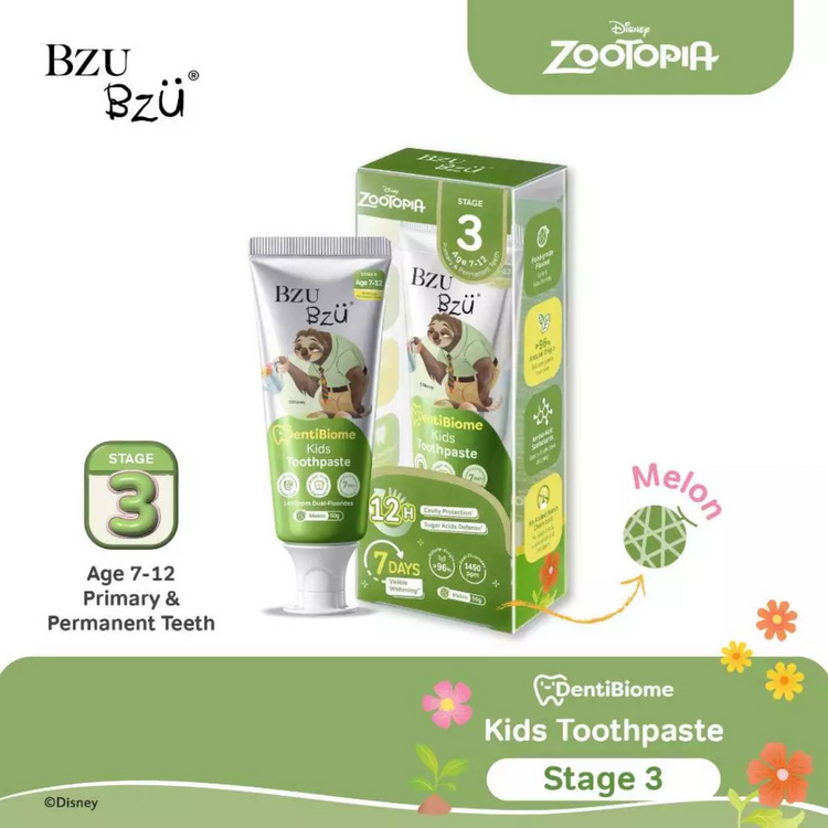 BZU BZU DentiBiome Kids Toothpaste (Melon) (Stage 3) - 50g