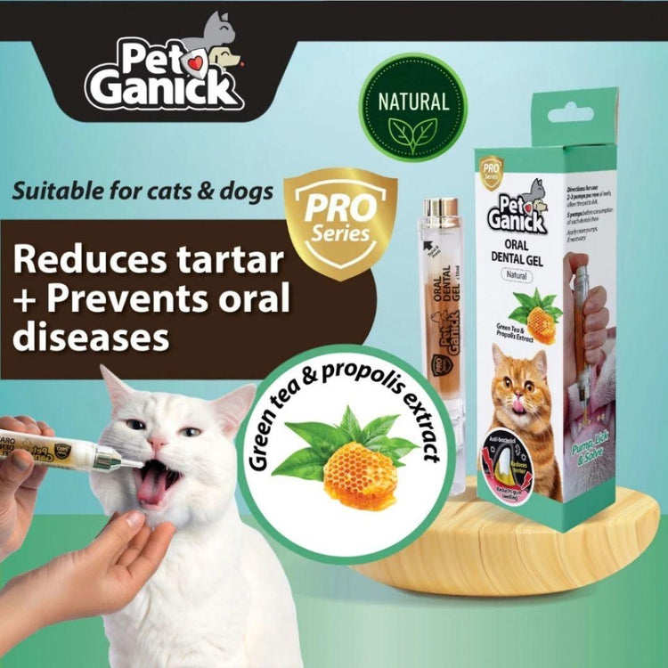 Pet Ganick Natural Oral Hygiene Dental Gel (10ml)