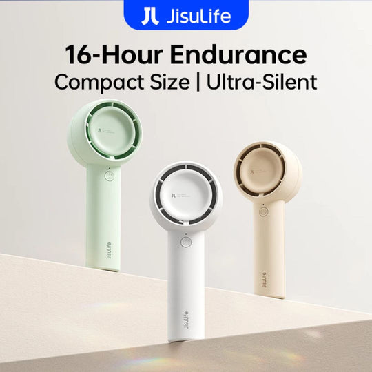 JisuLife Handheld Fan Life5 (4500mAh) (FA42-1) 16H | 5 Speeds | Ultra Silent | Compact | Lightweight | Portable