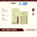 Hoppi NYE Bye-Germ Wipes 20 sheets - 5 in 1 Bundle Pack