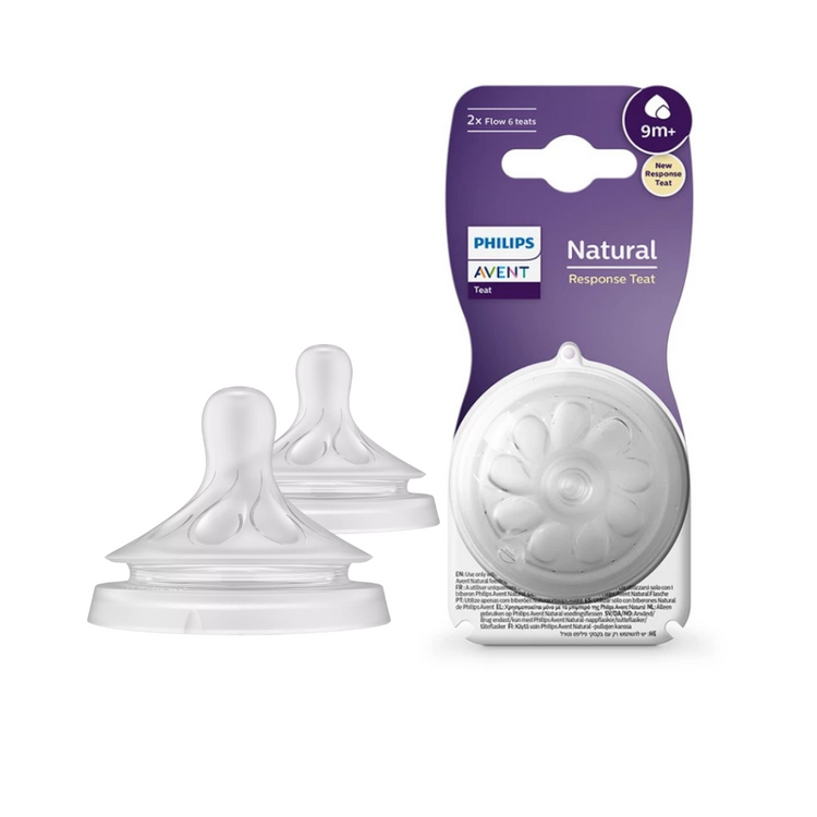 Philips Avent Natural Response Nipple Baby Teat Flow 2 to 6 (2pcs)