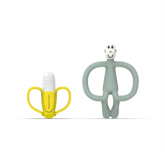 Matchstick Monkey Banana Soother & Teether Gift Set