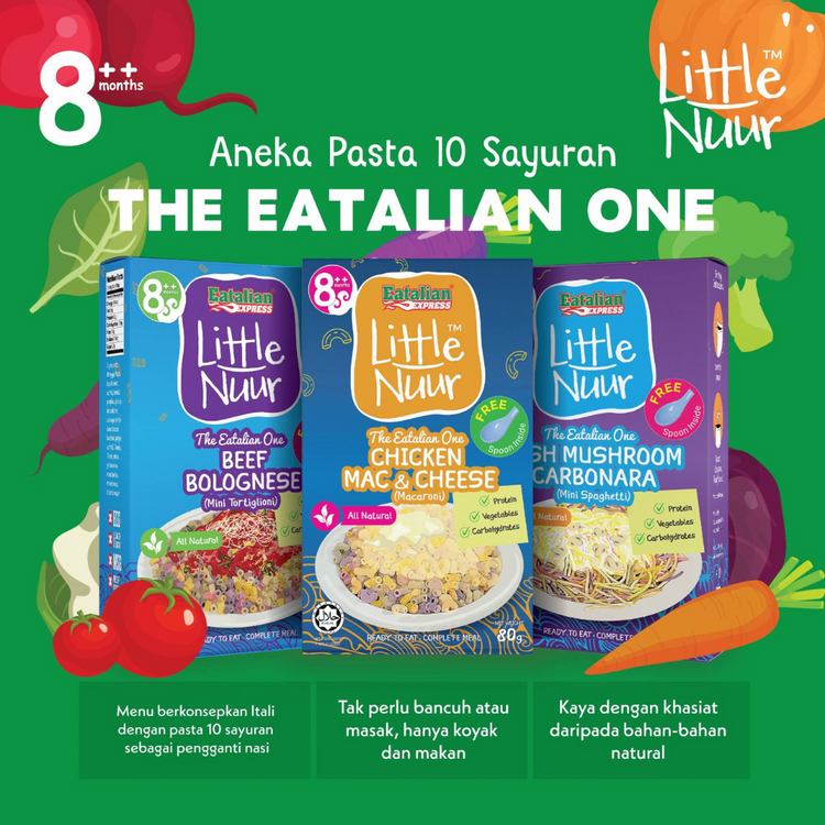 Eatalian Express Little Nuur - Chicken Mac & Cheese With Pasta 80g (8m+)