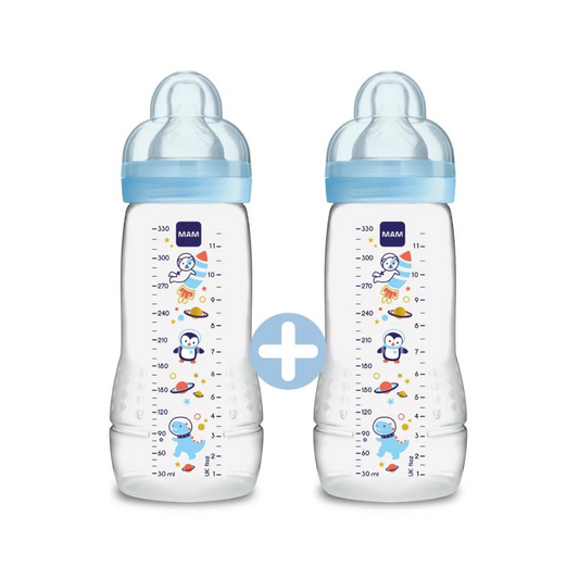 MAM Easy Active Baby Bottle 330ml Twin Pack