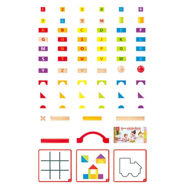 Hape 0533 Grow With Me Blocks (12m+)