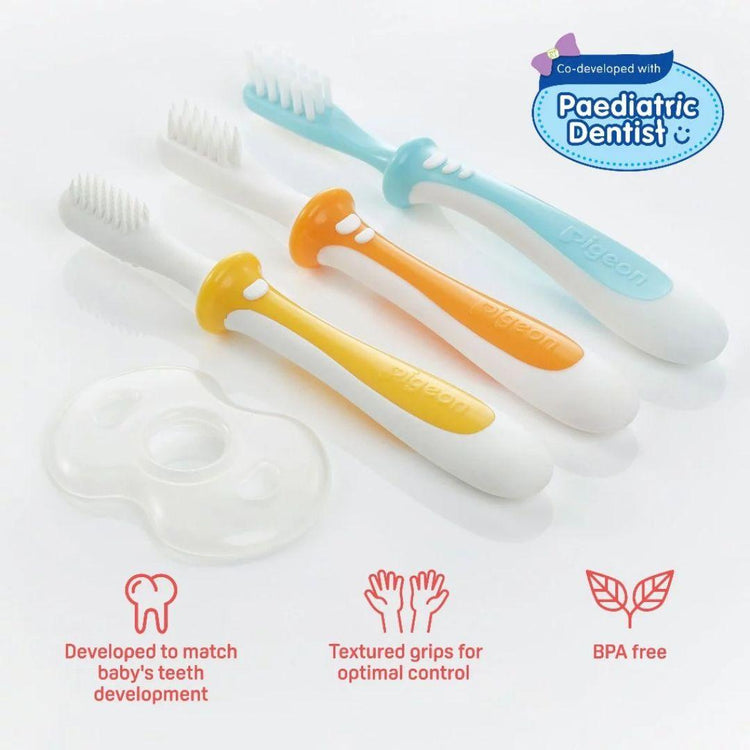 Pigeon Baby Training Toothbrush Set (6m+)
