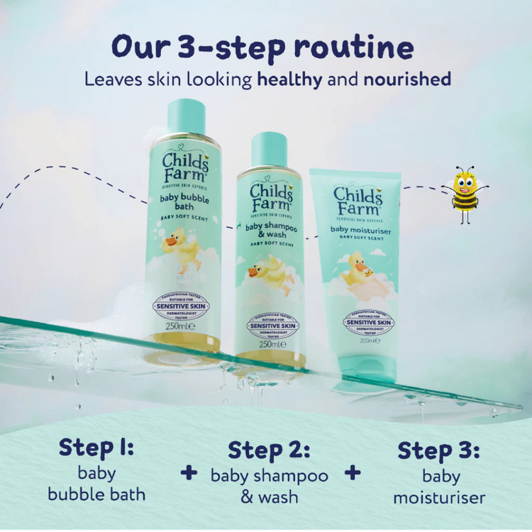 Childs Farm Baby Shampoo & Wash Baby Soft Scent 250ml