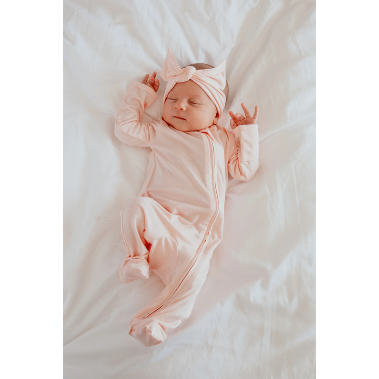 Snuggle Shield® Snuggle Shield LUXE Bamboo Footie Pajamas (3-6 Months)