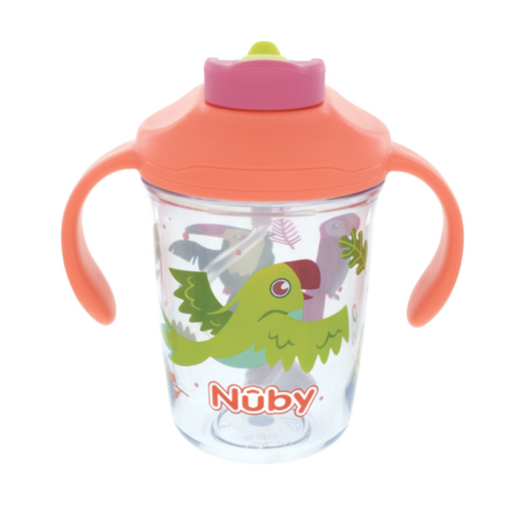 Nuby 2 Handle Multifunction Flip-It Cup 240ml 8oz 