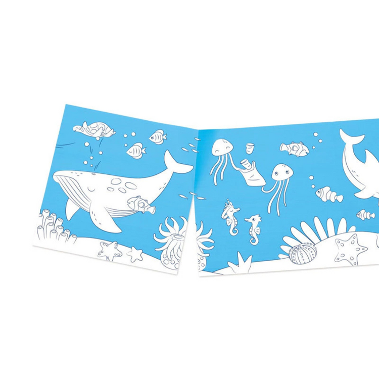 Hape 2018 Ocean Doodle Paper Roll Suitable For Age 3-6 Years